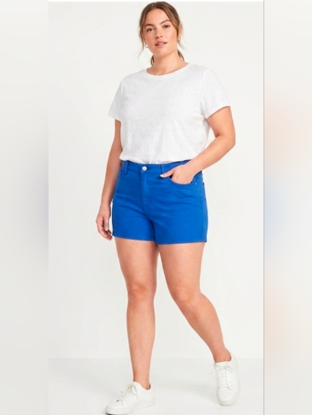 Old Navy Women's Vibrant Blue Jean Shorts